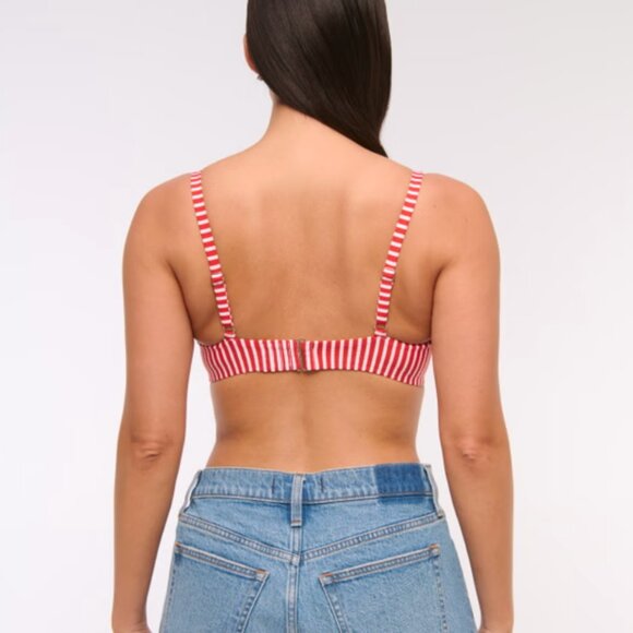 Abercrombie Curve Love Balconette Underwire Bikini Top XS - Picture 4 of 5